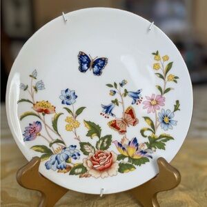 Aynsley fine bone china plate. Vintage. Collectibles 
Cottage Garden.
